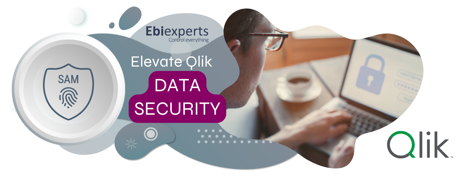 Section Access Manager (SAM) interface showcasing real-time user permission management and automated security assignments in Qlik applications, highlighting enhanced data security, operational efficiency, and compliance features